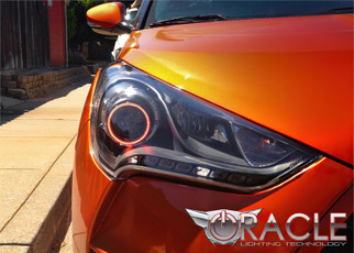 Oracle Hyundai Veloster 11-13 Halo Kit - ColorSHIFT w/o Controller