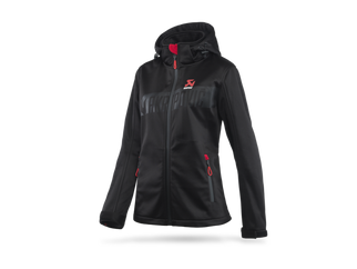 Akrapovic Womens Corpo Softshell Jacket Black - 2XL
