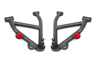 BMR 82-92 GM F-Body A-Arms Lower DOM Non-Adj Delrin Bushings Coilover - Black Hammertone