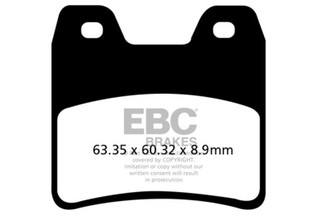 EBC 01-05 Yamaha FZ1 Front Left Sintered HH Brake Pads