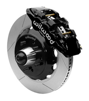 Wilwood AERO6 Front Truck Kit 14.00in Black 88-98 GMC Truck C1500/C2500