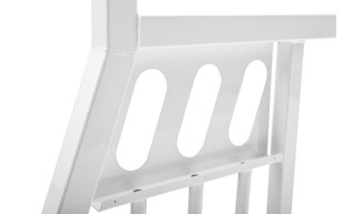 BackRack 19-23 Chev/GMC Silverado/Sierra 1500 (Nw Bdy) Three Light Rack Frame ONLY (Req. HW) - White
