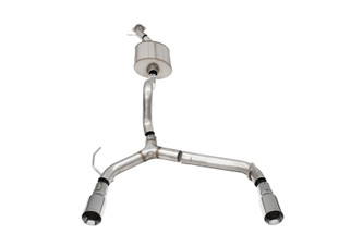 Corsa 21-25 Ford Bronco 2.7L 2-Door 2.75in Cat-Back Dual Rear Exhaust w/4in Straight-Cut Polish Tips