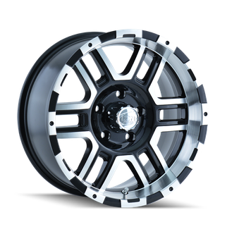 ION Type 179 16x8 / 5x135 BP / 10mm Offset / 87mm Hub Black/Machined Wheel