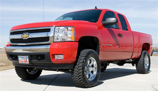 Tuff Country 14-18 Silverado 1500 4wd 4in Uni-Ball Lift Kt (Alum/Stmpd 2 Pc Stl Up Cntrl Arm SX8000)