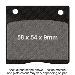 EBC 1979 Kawasaki KZ 650 C3 Rear Left FA-SFA-TT-X Brake Pads