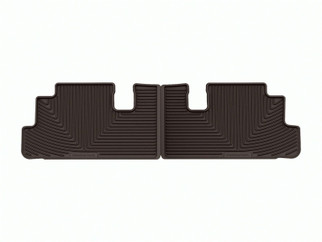 WeatherTech 22-23 Infiniti QX60 / Nissan Pathfinder Rear Rubber Mats - Cocoa