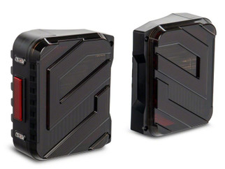 Raxiom 07-18 Jeep Wrangler JK Axial Series Trident LED Tail Lights- Black Housing (Smoked Lens)