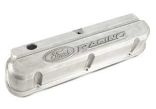 Ford Racing Slant Edge Valve Covers w/Ford Racing Logo - Bare