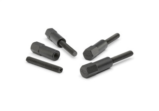Ford Racing Valve Cover Hold Down Mini-Nuts - Black Crinkle
