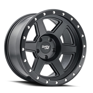 Dirty Life 9315 Compound 17x9 / 6x135 BP / -12mm Offset / 87.1mm Hub Matte Black Wheel