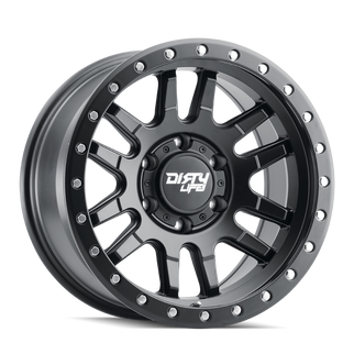 Dirty Life 9309 Canyon Pro 17x9/5x127 BP/-38mm Offset/71.5mm Hub Matte Black Wheel - Beadlock