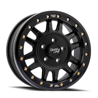 Dirty Life 9309R Canyon Pro 15x7 Blank 13mm Offset/106.25mm Hub Matte Black - Beadlock