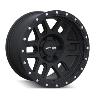 Mayhem 8304 Delta 17x9 / 6x139.7 BP / 0mm Offset / 106mm Hub Matte Black Wheel