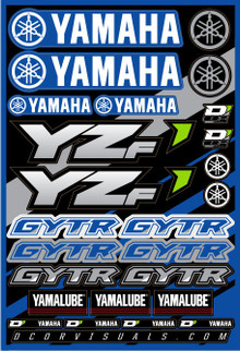 Decal Sheet Yamaha Yzf