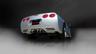 CORSA 97-04 Corvette C5 Sport 2.5 Cat-Back Exhaust System 4in Twin Tips