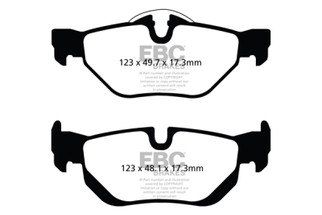 EBC 13-15 BMW X1 Bluestuff Rear Brake Pads