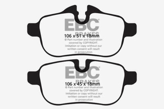 EBC 09-10 BMW Z4 E89 Bluestuff Rear Brake Pads