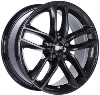 BBS SX 18x8 5x112 ET44 Crystal Black Wheel -57mm