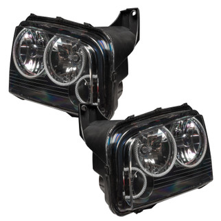 Oracle 05-10 Dodge Charger SMD HL (Non-HID) - Triple Halo - ColorSHIFT w/ BC1 Controller