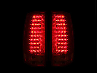 ANZO 2007-2014 Chevrolet Suburban LED Taillights Red/Clear G4
