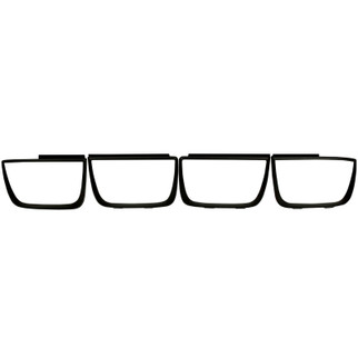 ANZO Taillight Bezels 2010-2013 Chevrolet Camaro Taillight Bezels - 4pc Flat Black