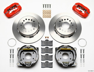 Wilwood Forged Dynalite P/S Park Brake Kit-Red AMC 71-74 2.60in Offset