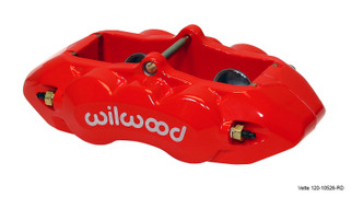 Wilwood Caliper-D8-4 Rear Red 1.38in Pistons 1.25in Disc
