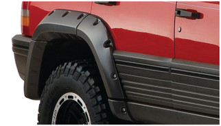 Bushwacker 93-98 Jeep Grand Cherokee Cutout Style Flares 4pc - Black