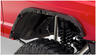 Bushwacker 84-01 Jeep Cherokee Flat Style Flares 4pc - Black