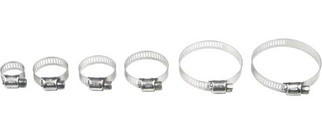 Stainless Steel Hose Clamps 13-32mm 10/pk