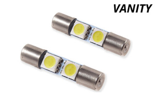 Diode Dynamics 28mm SMF1 LED Bulb - Cool - White Set of 4