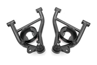 BMR 78-87 GM G-Body A-Arms Lower Delrin Bushings Std Ball Joint - Black Hammertone