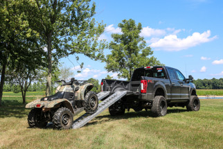 Gen-Y Heavy-Duty 6ft Aluminum Loading Ramps 14in x 72in 3K Capacity Per Ramp - Pair