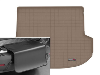 WeatherTech 2021+ Hyundai Santa Fe Cargo With Bumper Protector - Tan
