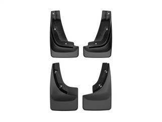 WeatherTech 2017+ Jeep Compass No Drill Mudflaps - Black