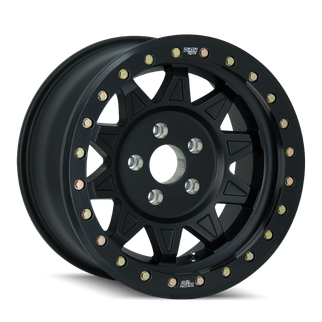 Dirty Life 9302 Roadkill Race 17x9/5x127 BP/-14mm Offset/71.5mm Hub Matte Blk Wheel - Beadlock