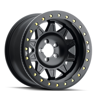 Dirty Life 9302 Roadkill Race 17x9/5x127 BP/-14mm Offset/71.5mm Hub Matte Blk Wheel - Beadlock
