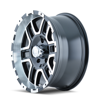 ION Type 179 17x8 / 5x135 BP / 10mm Offset / 87mm Hub Black/Machined Wheel