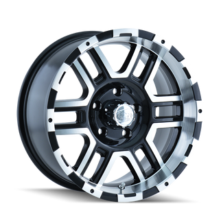ION Type 179 17x8 / 5x135 BP / 10mm Offset / 87mm Hub Black/Machined Wheel