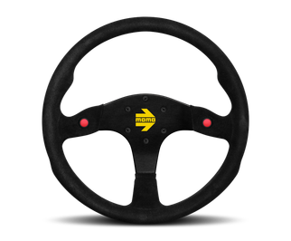 Momo MOD80 Steering Wheel 350 mm - Black Suede/Black Spokes