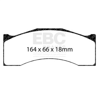 EBC Racing Alcon CAR12 / AP Racing CP6766 D50 / Brembo XA3.40.XX SR-21 Sintered Race Brake Pads