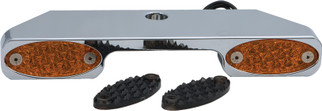 Turn Signal Bar W/amber Led Narrow Glide Chr