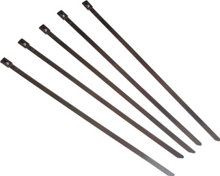 Stainless Steel Cable Ties 14" 5/pk