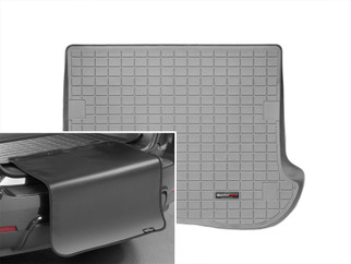 WeatherTech 05-10 Jeep Grand Cherokee Cargo With Bumper Protector - Grey