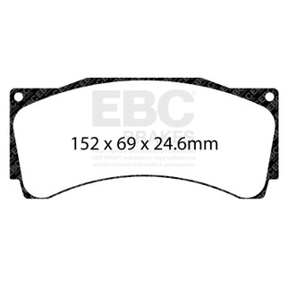 EBC Racing Alcon CAR89 SR-21 Sintered Race Brake Pads