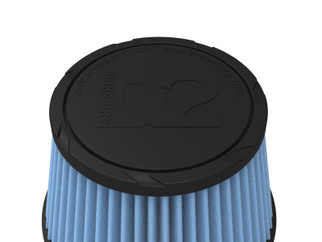 aFe POWER Universal Clamp-On Air Filter w/ D2 Dura-Dry Media - 6in F x 7.5in B x 5.5in T x 5in H