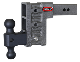 Gen-Y Mega Duty 2.5in Shank 6in Drop 3K TW 21K Hitch w/GH-061 Dual-Ball