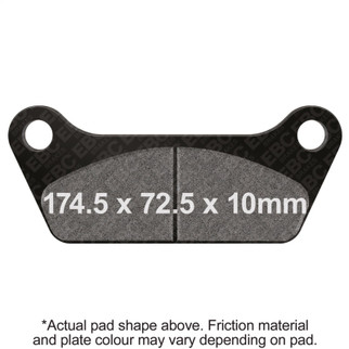 EBC 80-83 Harley-Davidson Touring FLT/FLHT Rear Right FA-SFA-TT-X Brake Pads