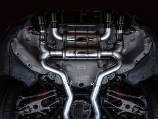 AWE Tuning SwitchPath Cat-Back Exhaust for BMW G8X M3/M4 - Diamond Black Tips